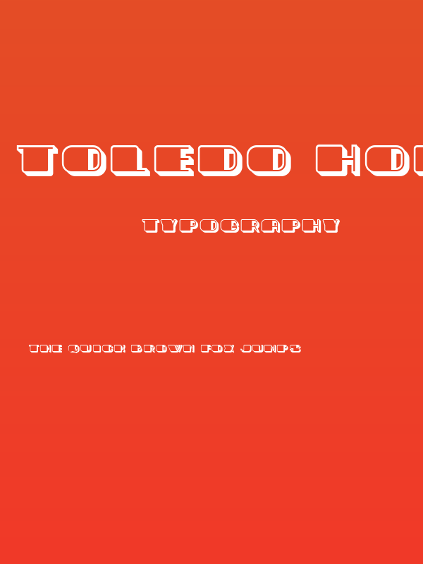 Toledo Hollow Regular Poster