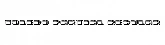 Toledo Partial Regular  font caratteri gratis