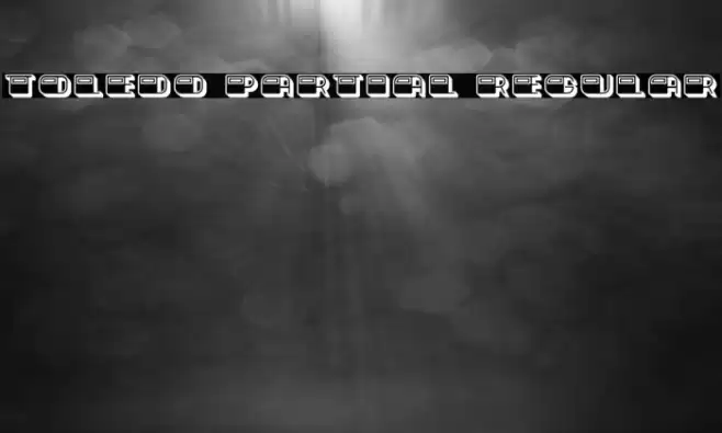 Toledo Partial Regular Font examples