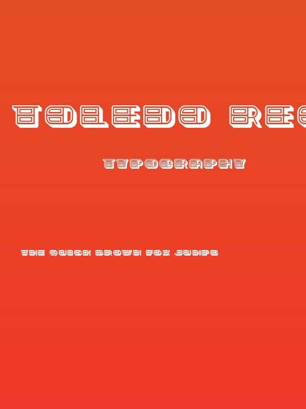 Toledo Regular Poster