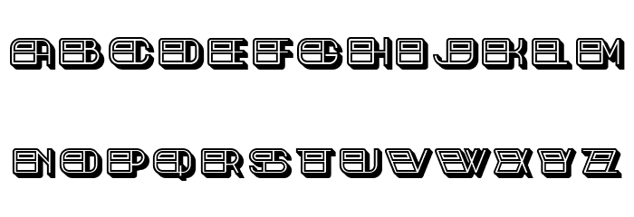 Toledo Roughly Partial Regular Font LOWERCASE