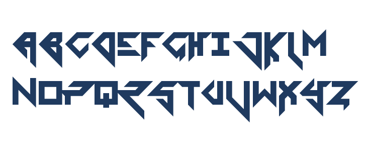 Tolerant Sans Serif [Tolerant 2] Regular Uppercase