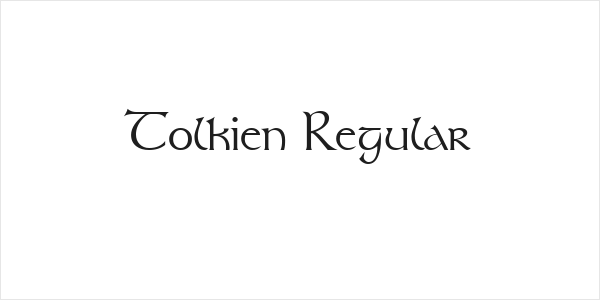 Tolkien Regular Logo