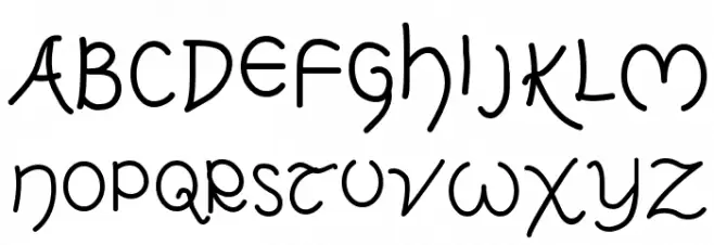 TolkienUncialMF Шрифта ВЕРХНИЙ