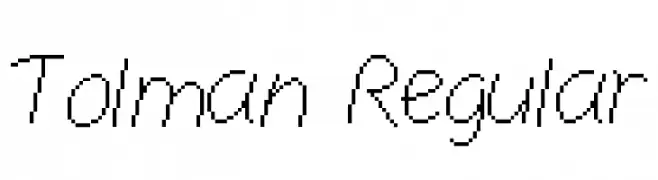 Tolman Regular  font caratteri gratis