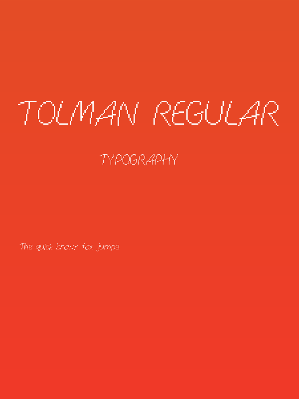 Tolman Regular Poster