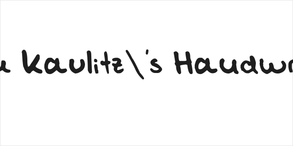 Tom Kaulitz's Handwriting Logo