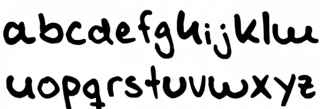 Tom Kaulitz's Handwriting Caratteri MINUSCOLO