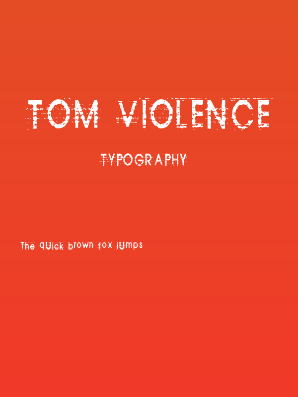 Tom Violence Poster