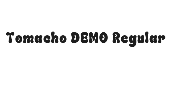Tomacho DEMO Regular Logo
