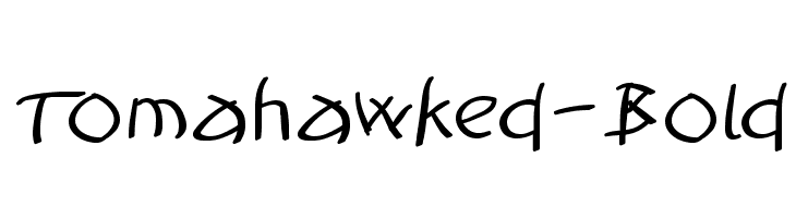 Tomahawked-Bold Font