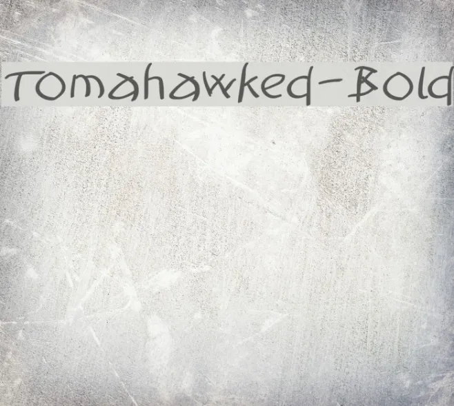 Tomahawked-Bold Example 1