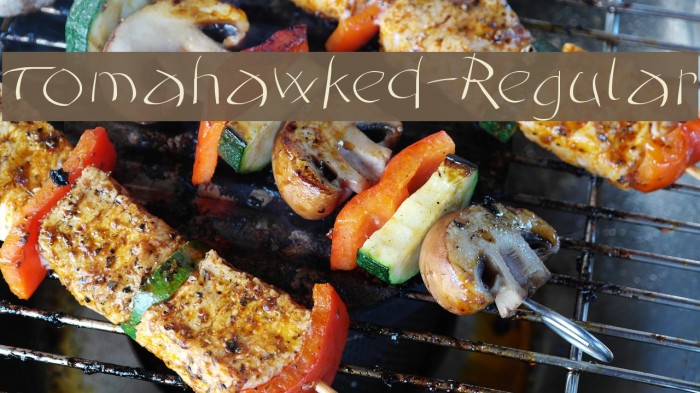 Tomahawked-Regular Font examples