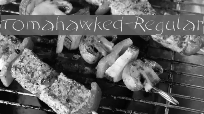 Tomahawked-Regular Font examples