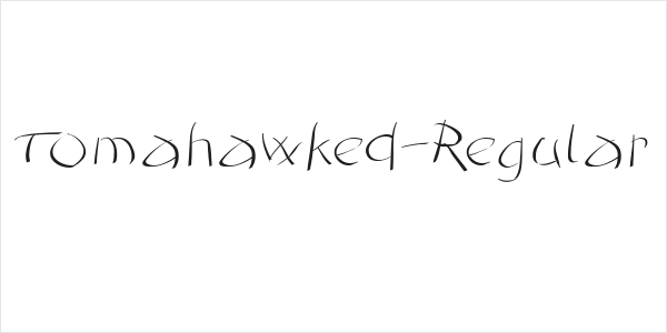 Tomahawked-Regular Logo