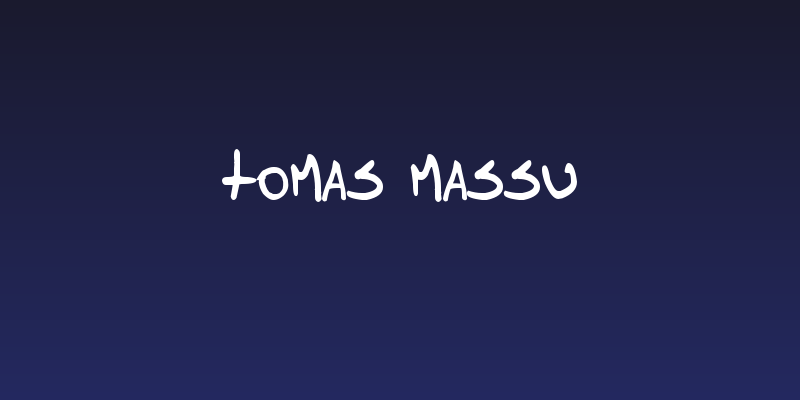 Tomas Massu Social Header