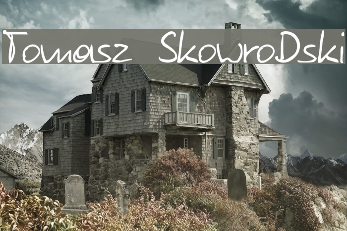 Tomasz SkowroDski Font examples