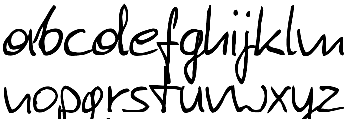 Tomasz SkowroDski Font LOWERCASE