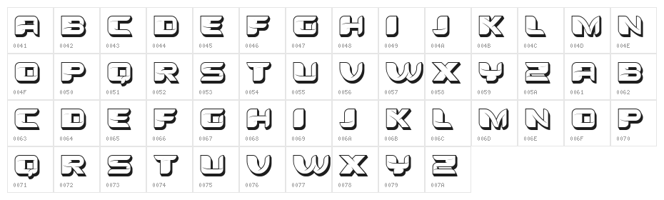 Tomato 3D Regular Character Map