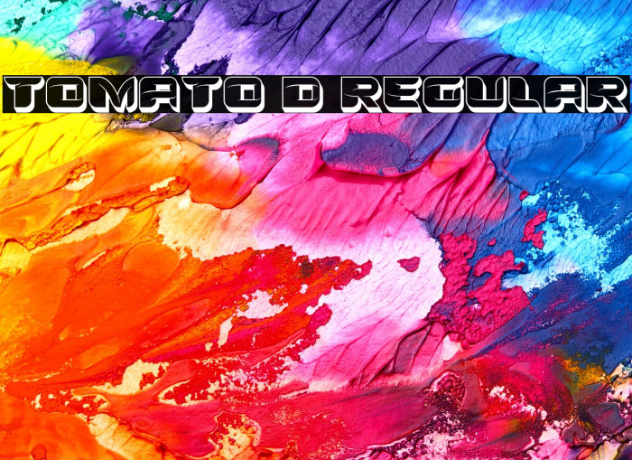 Tomato 3D Regular Example 1