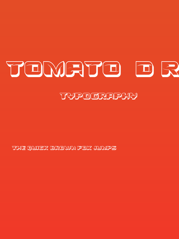 Tomato 3D Regular Poster