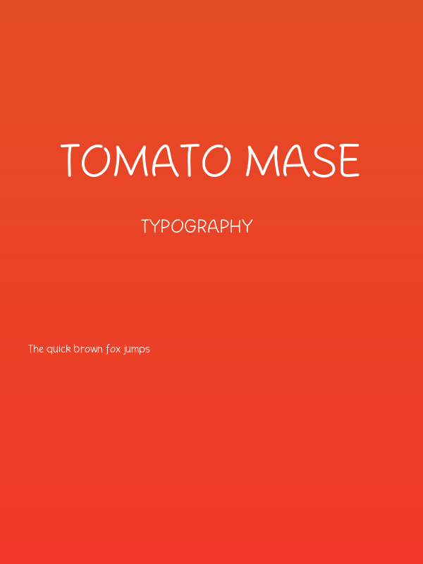 Tomato Mase Poster