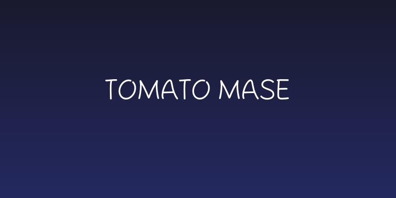 Tomato Mase Social Header