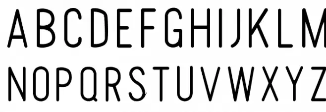 Tomato Round Condensed Thin Schriftart Groß