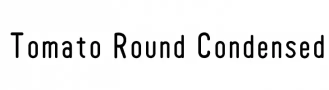Tomato Round Condensed  Frei Schriftart Herunterladen