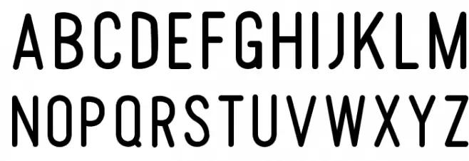 Tomato Round Condensed Шрифта ВЕРХНИЙ