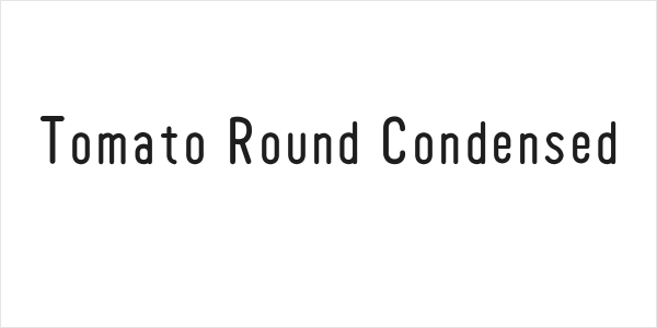 Tomato Round Condensed Logo