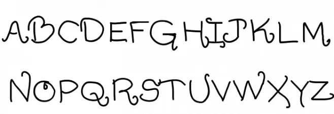TomatoFlakes Schriftart Groß