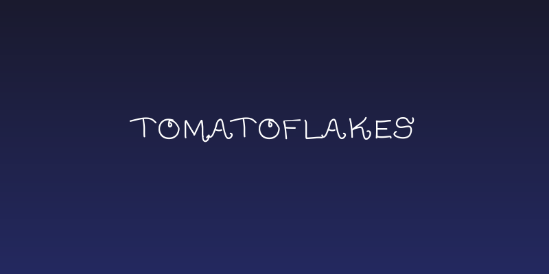 TomatoFlakes Social Header