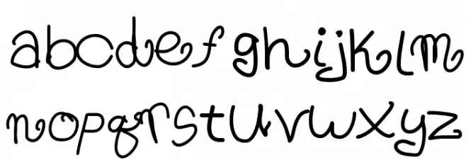 TomatoFlakes خط أحرف صغيرة