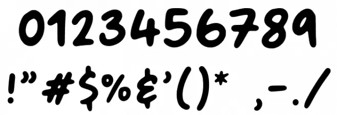 Tomatoes Cake Font OTHER CHARS