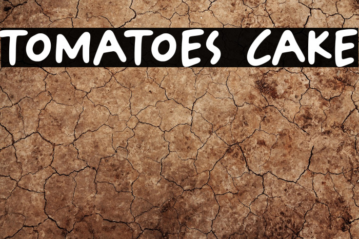 Tomatoes Cake Example 1