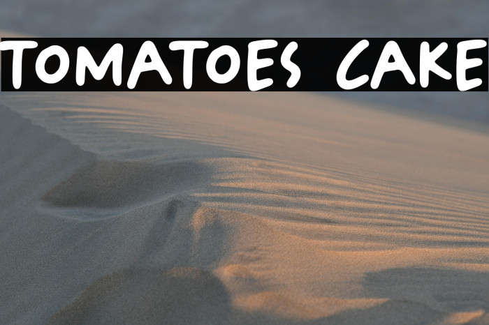 Tomatoes Cake Example 2