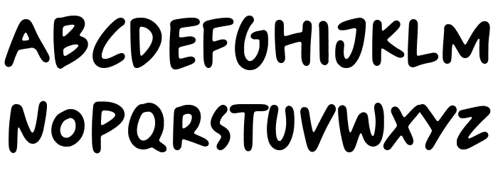 Tomatoes Cake Font LOWERCASE