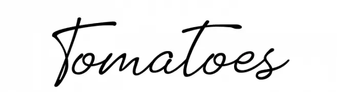 Tomatoes  Frei Schriftart Herunterladen