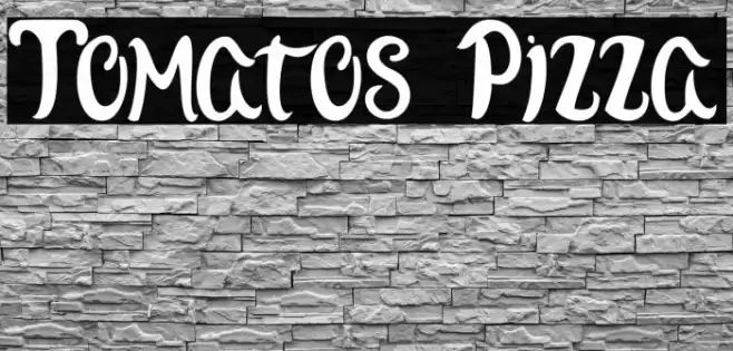 Tomatos Pizza Шрифта examples