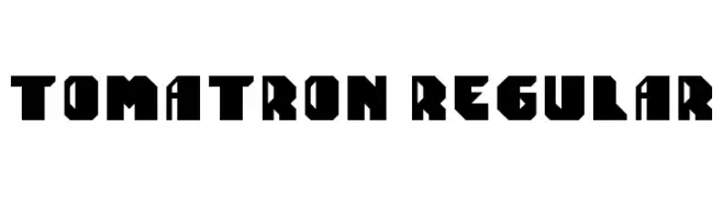 Tomatron Regular  Fuentes Gratis Descargar