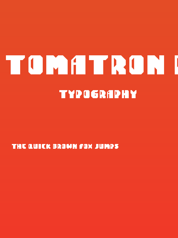 Tomatron Regular Poster