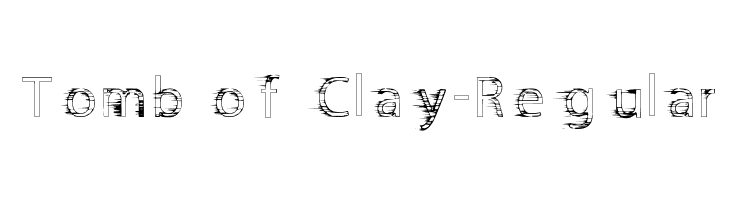 Tomb of Clay-Regular  les polices de caractères gratuit tlcharger
