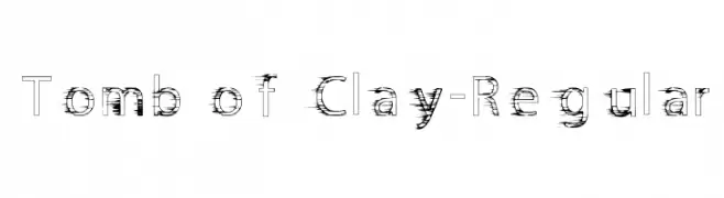 Tomb of Clay-Regular  免费字体下载