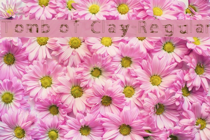 Tomb of Clay-Regular Font examples
