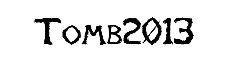 Tomb2013  font caratteri gratis