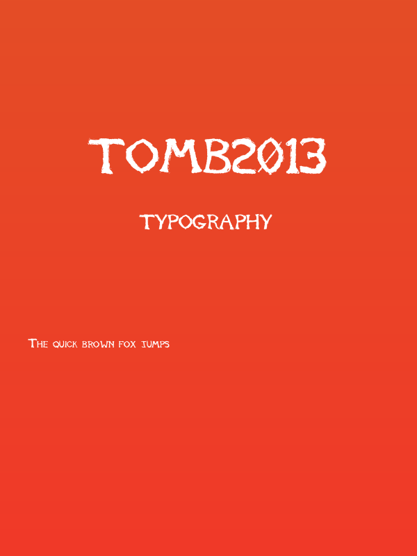 Tomb2013 Poster