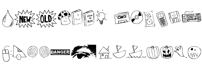 Tombats One Font LOWERCASE