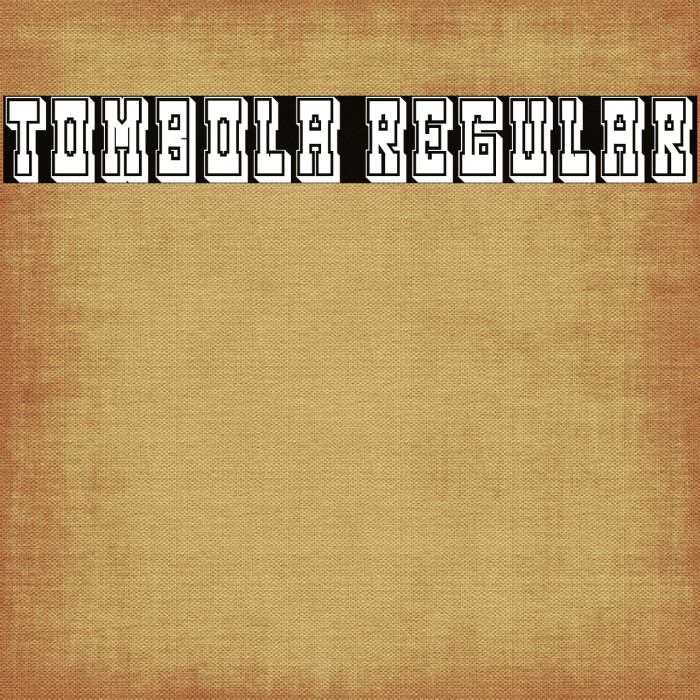 Tombola Regular Font examples
