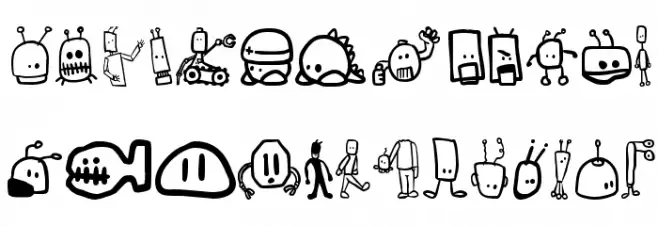 Tombots Polices MAJUSCULES